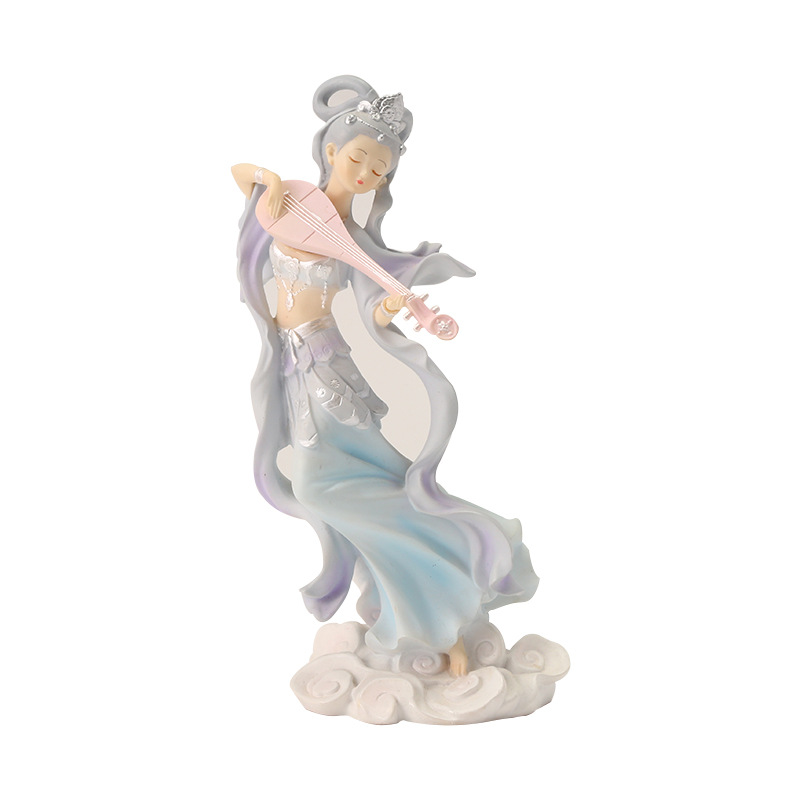 Cross-border new bestsellers, Dunhuang Feitian home decoration, wedding gifts, and traditional Chinese trend resin tabletop ornaments, one-piece consignment Item Picture