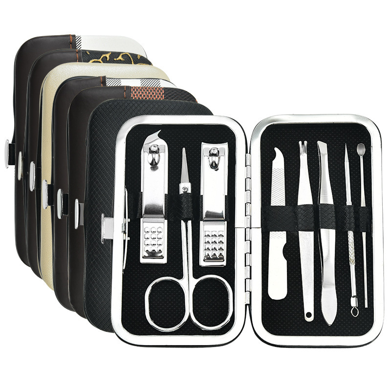 7 pieces of nail clipper sets, decoration nails, beauty and nail care tools, nail clippers, stainless steel nail clippers for foot and hand care in stock Item Picture