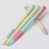 Korean version student ballpoint pen press plastic ballpoint pen wholesale 7509 jumping 0.5MM ballpoint pen details Picture
