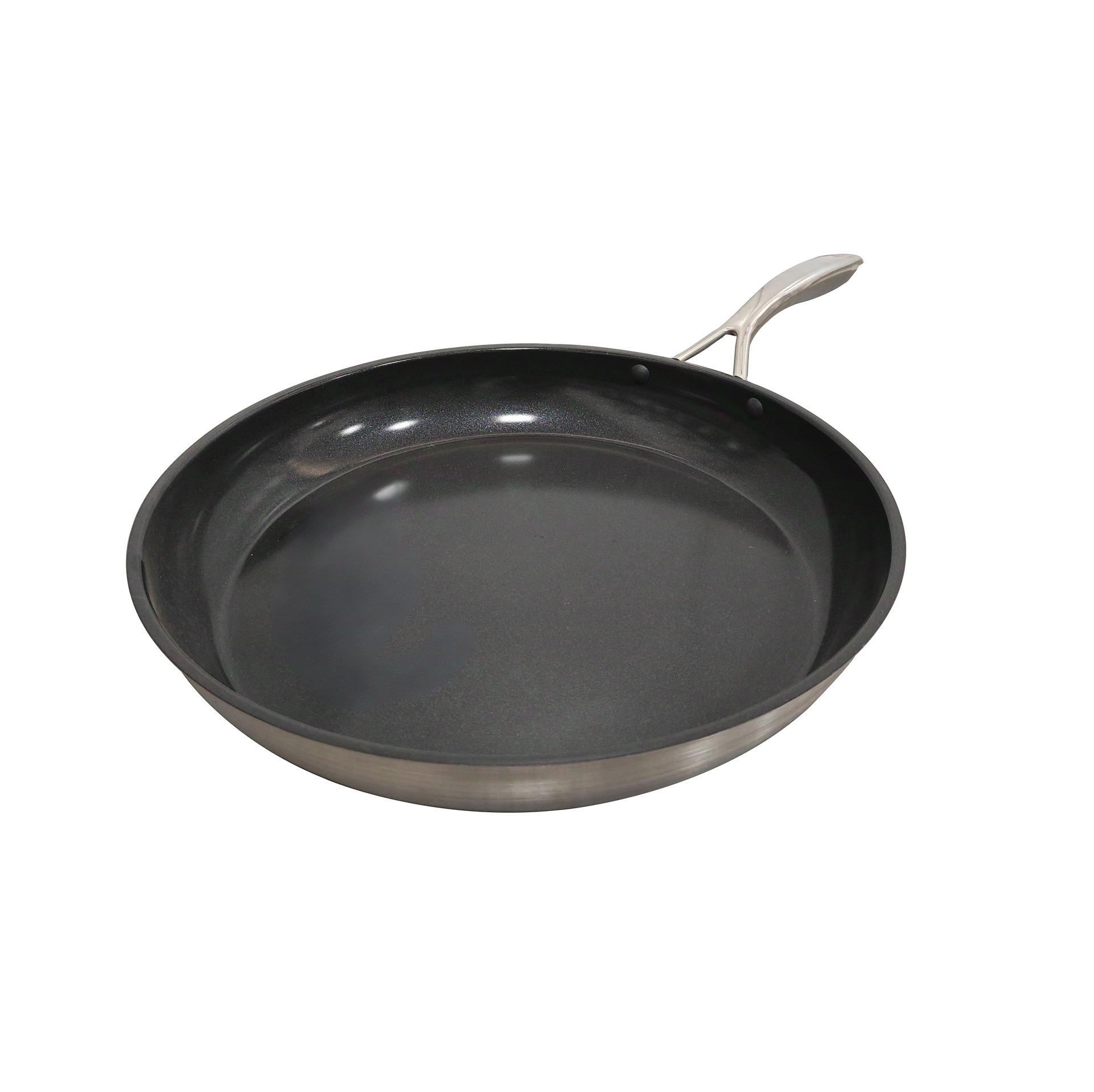 Stainless steel frying pan, egg, steak, pancake frying pan, household non-stick pan with health coating, wok Specification image