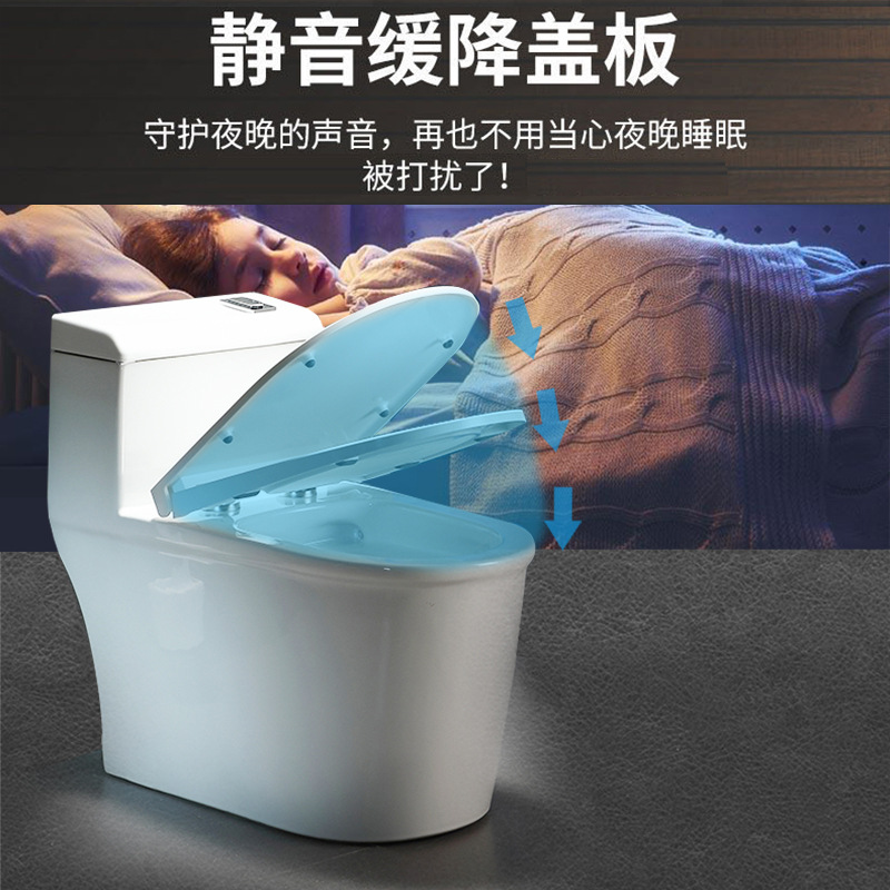Helina siphonic 8.0 large-diameter anti-odor, anti-splash and water-saving ceramic household toilet for small-sized apartments Application Scenario