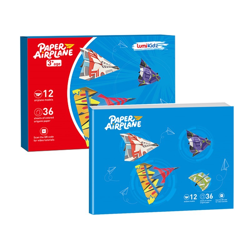 Paper airplane special origami, children's handmade colored paper, boys' toys, kindergarten intelligence thinking training wholesale Item Picture