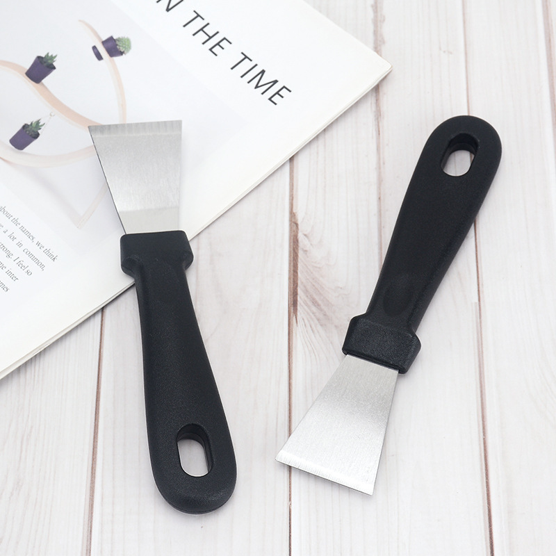 Kitchen stainless steel cleaning spatula, pot bottom, range hood volute, seamless, no dead corners spatula, refrigerator deicing device Specification image