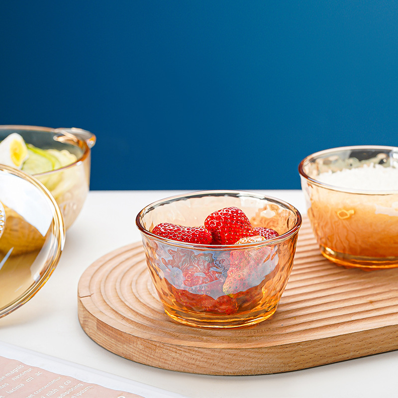 azl Love as the Best Pot Three/Five Pieces Set, Glass Pot Salad Bowl and Tableware Set, Wholesale Business Event gifts Specification image