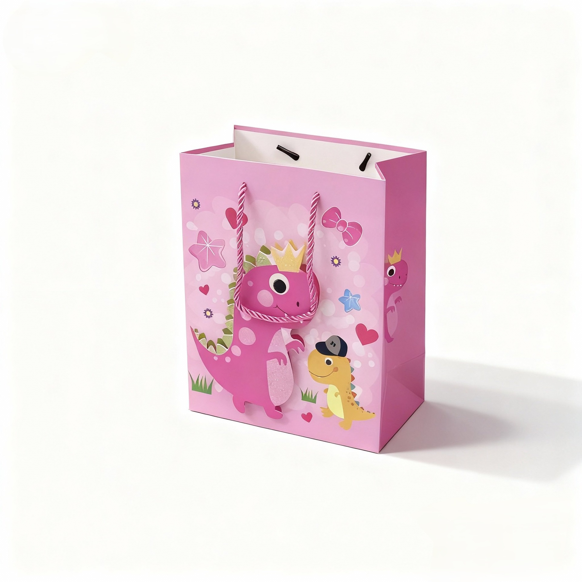 Children's 3D cartoon dinosaur-themed party tote bags, birthday gifts for boys and girls, thickened gift bags, gift packaging Application Scenario