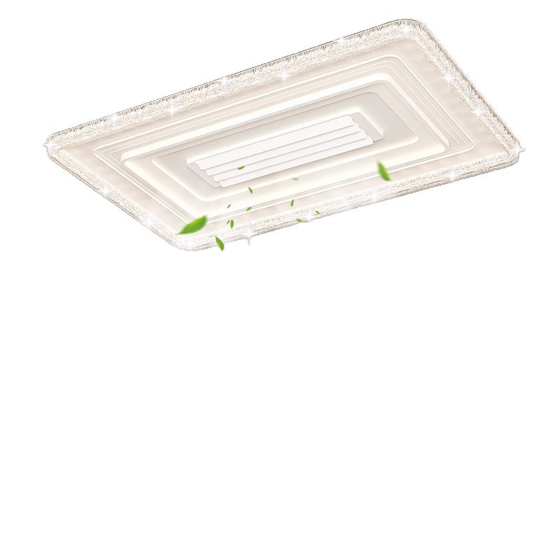 Frío y cálido doble uso ventilador sin hojas lámpara de techo sala de estar dormitorio lámpara de cristal guangdong zhongshan lámpara de techo zhongshan Item Picture