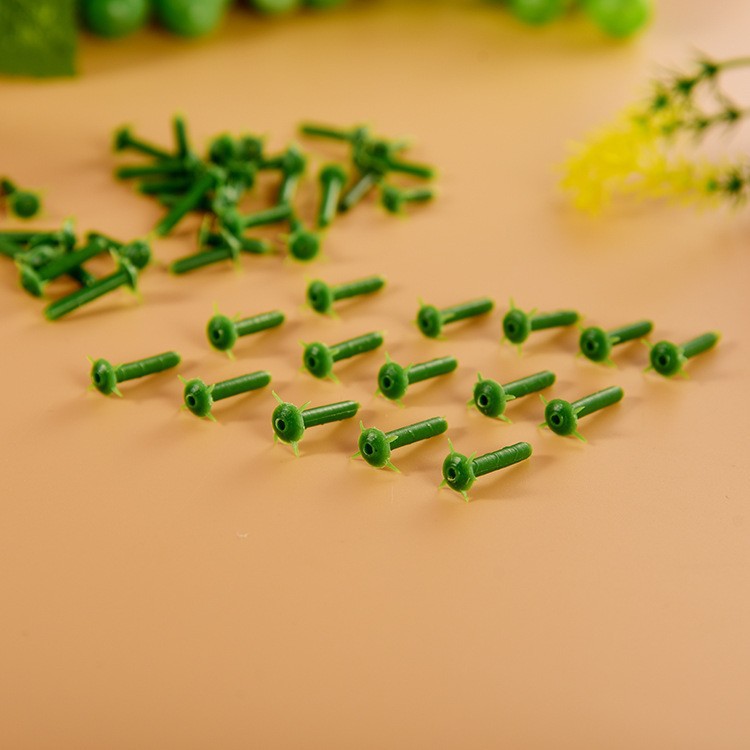 批发仿真花塑料配件花托2.5cm直心玫瑰花心绢花水草植物花厂家直