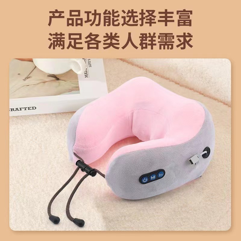 颈枕情侣卡通/u型枕/护颈枕简约/旅行颈枕/u型枕学生卡通细节图