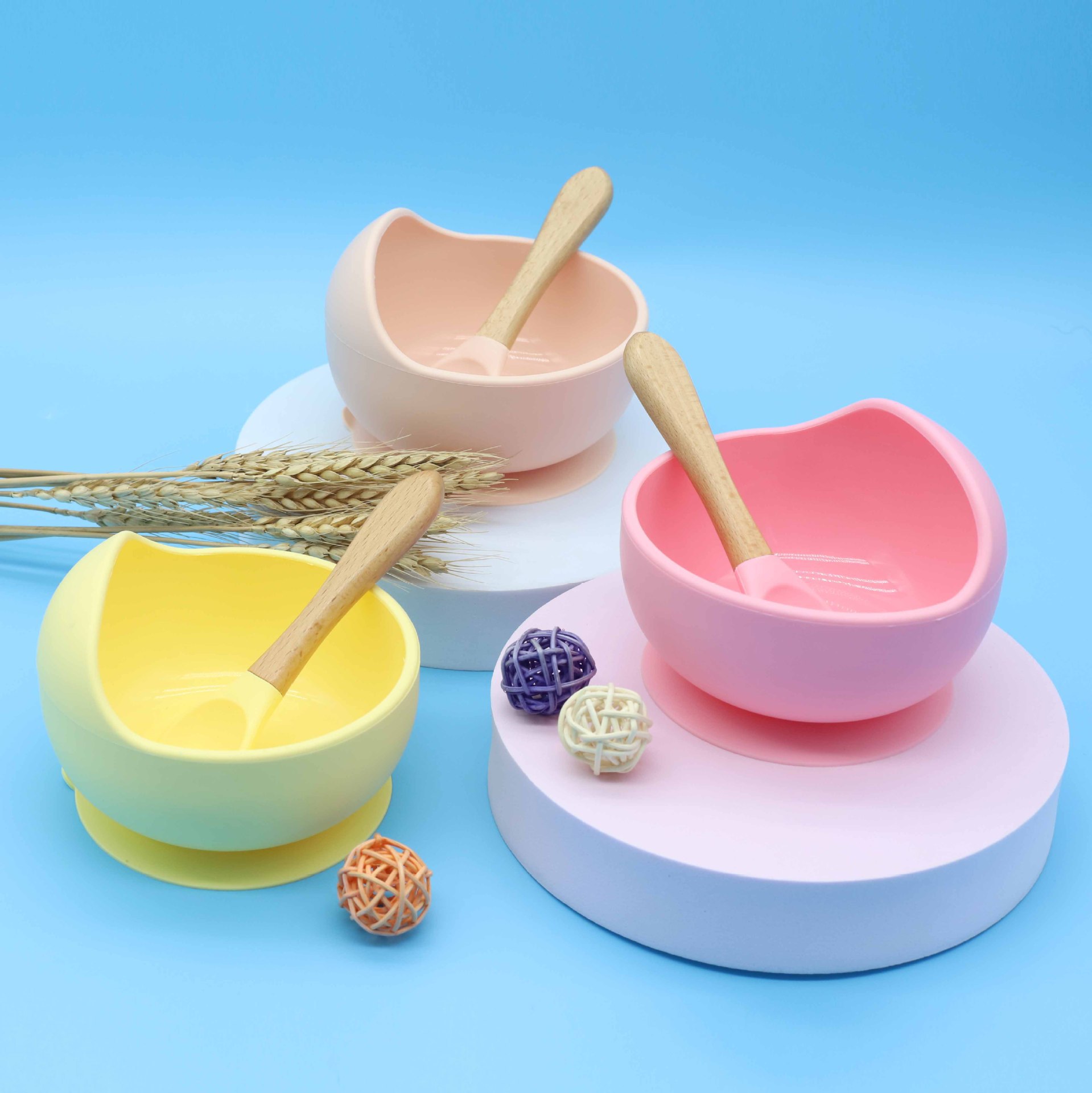 米糊辅食瓶/玩具/水杯/禾果/硅胶育苗盘产品图