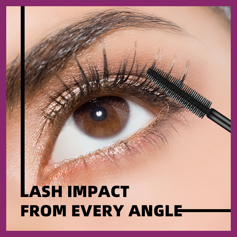 【 Cross-border Exclusive 】 Black mascara: Long, curly, long-lasting, no smudging, no smudging, waterproof and sweat-proof mascara Specification image