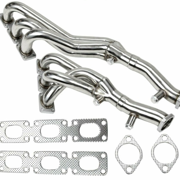The stainless steel exhaust pipe of the head section exhaust system is suitable for the Russian bestseller BMW E46 325i auto parts Item Picture