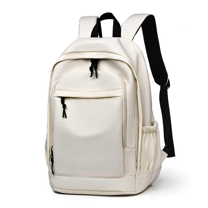 New 14-inch student backpack with large capacity, suitable for both men and women, multi-layered space, college student computer backpack details Picture