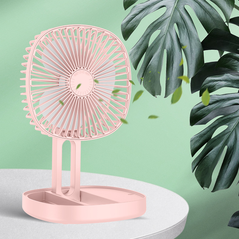 Ice-sensing all-in-one folding fan with multiple silent Settings, Type-C charging, portable home fan Application Scenario