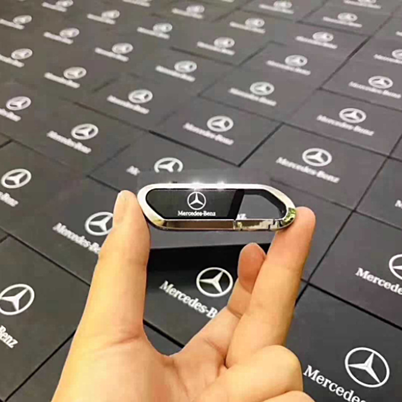 Wholesale Maybach Mercedes-Benz car music USB flash drive 32g, Douyin Live 64g engraved rotating USB flash drive gift box 128GB Application Scenario