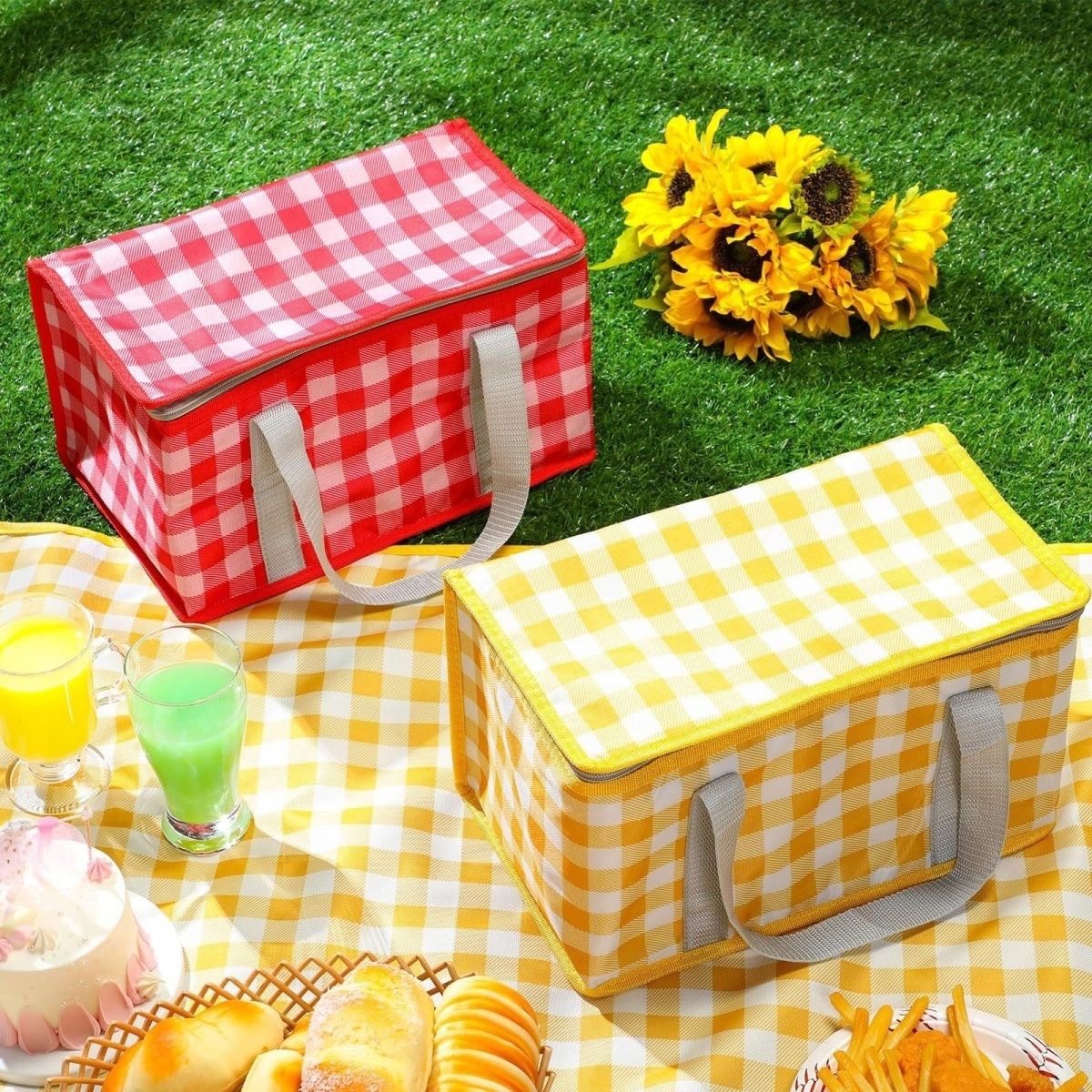 Picnic insulated bag, picnic ice wrap, lunch box bag, outdoor insulated bag, thickened insulated bag, ice wrap, hand-held insulated bag