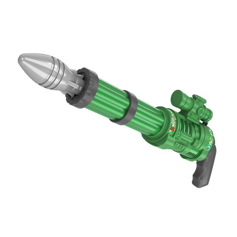 Children's Gatling Rocket Barrel, Light, Music, Toy Mortar, Missile Launcher, Toy Gun, Military Model Item Picture