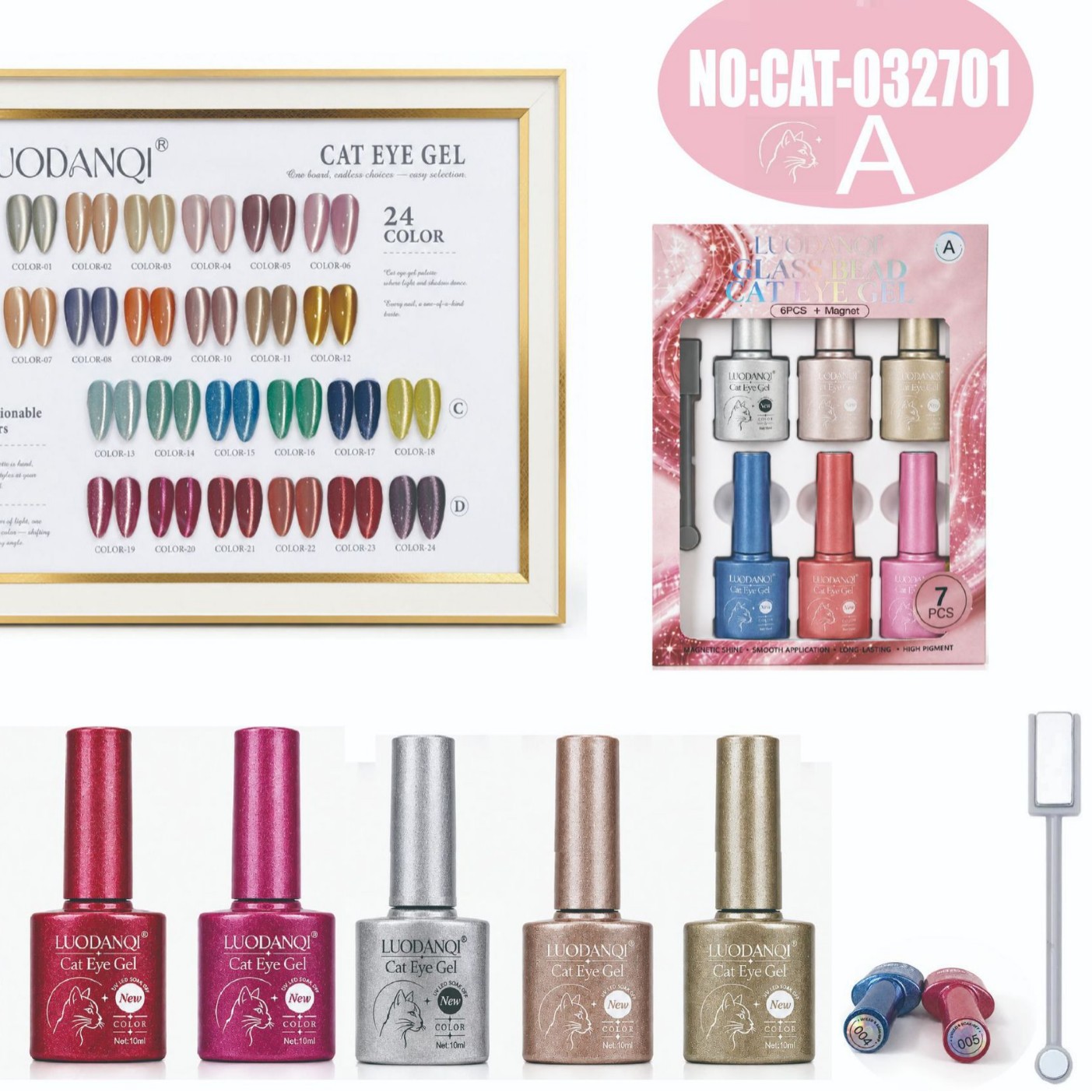 The new dreamy ice transparent cat's eye glue nail art baking lamp is a cross-border bestseller. Factory direct supply for cat's eye nail art Application Scenario