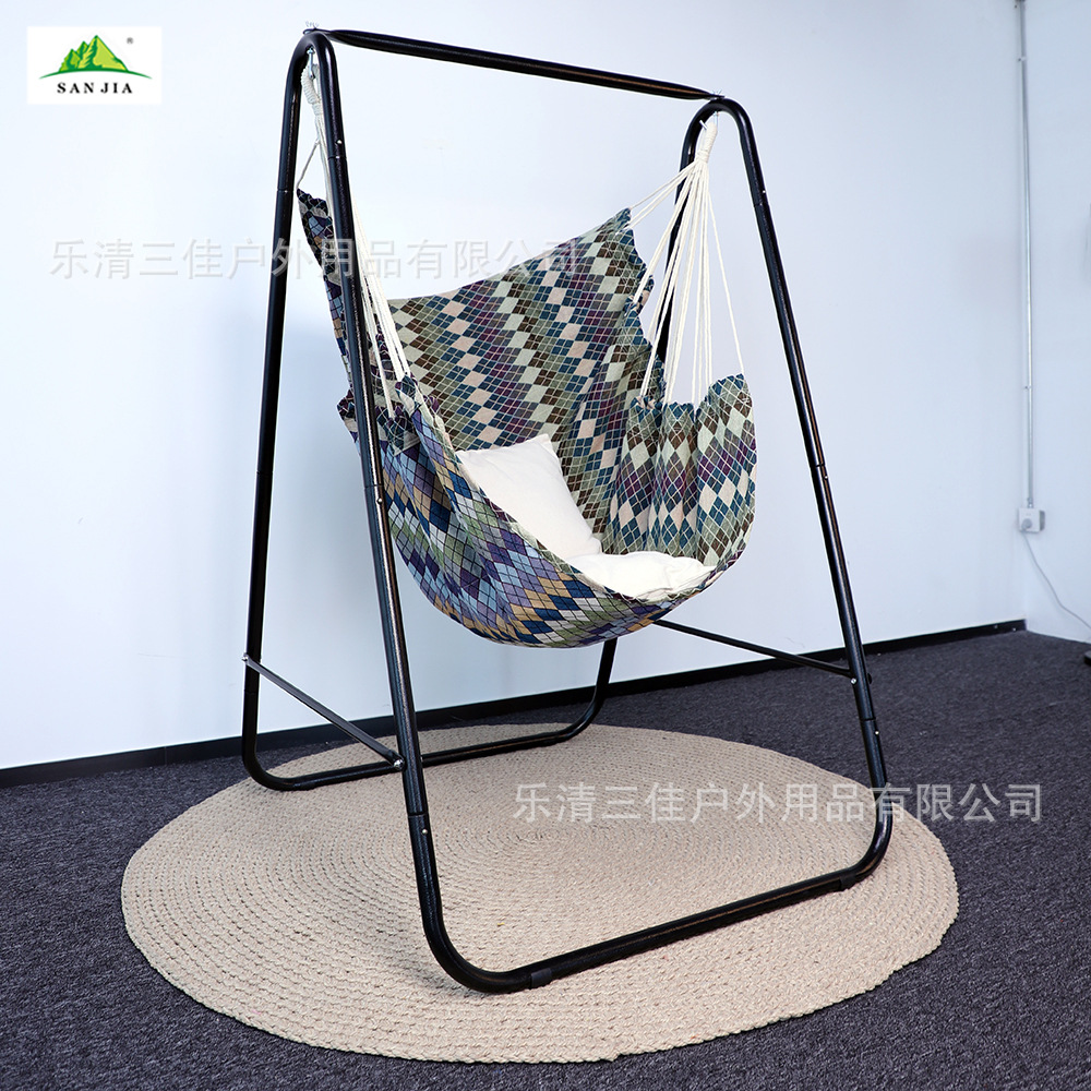 Thickened hammock, student swing, essential for dormitories, comfortable lazy chair for home use, college student dormitory hanging chair Application Scenario