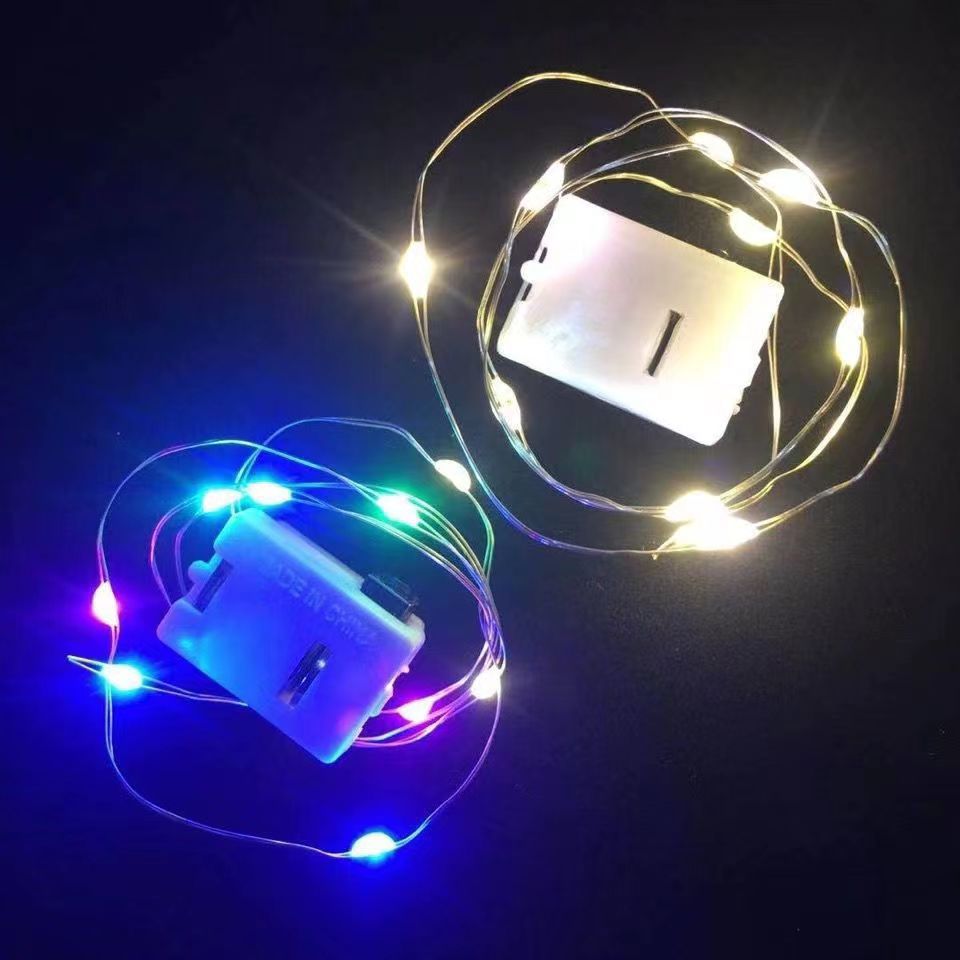 Cross-border led Christmas white box, cross-border product, flower gift box, small light string Application Scenario