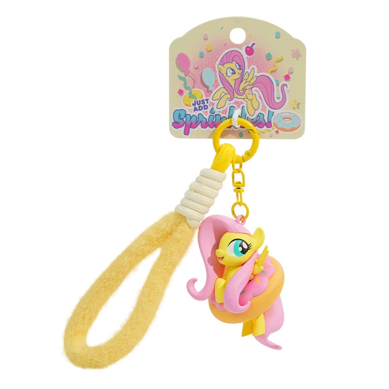 Baimao's genuine My Little Pony Donut series pendants are personalized and exquisite, featuring trendy best friend bags and small pendants Item Picture