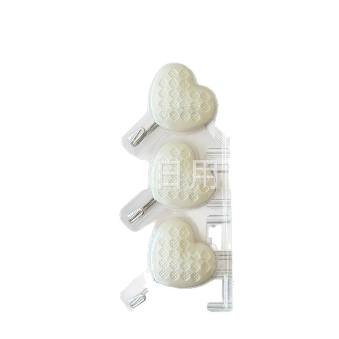 Modern and simple round, oval, heart-shaped, square coat hooks, hat hooks, bathroom traceless hooks, wall hooks Item Picture