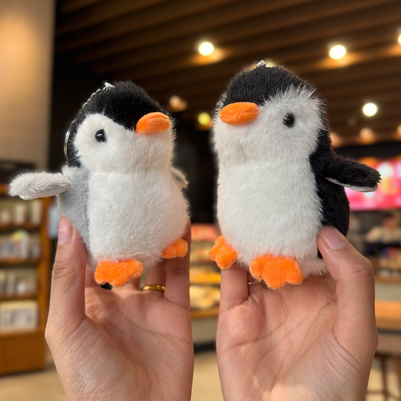 High-end penguin plush toy bag pendants, cute bag pendants, figurines, small accessories, backpack pendants wholesale