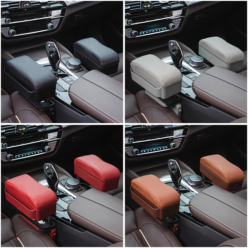 Car seat armrest box, car storage box, armrest rest, universal central lifting seat gap storage box details Picture