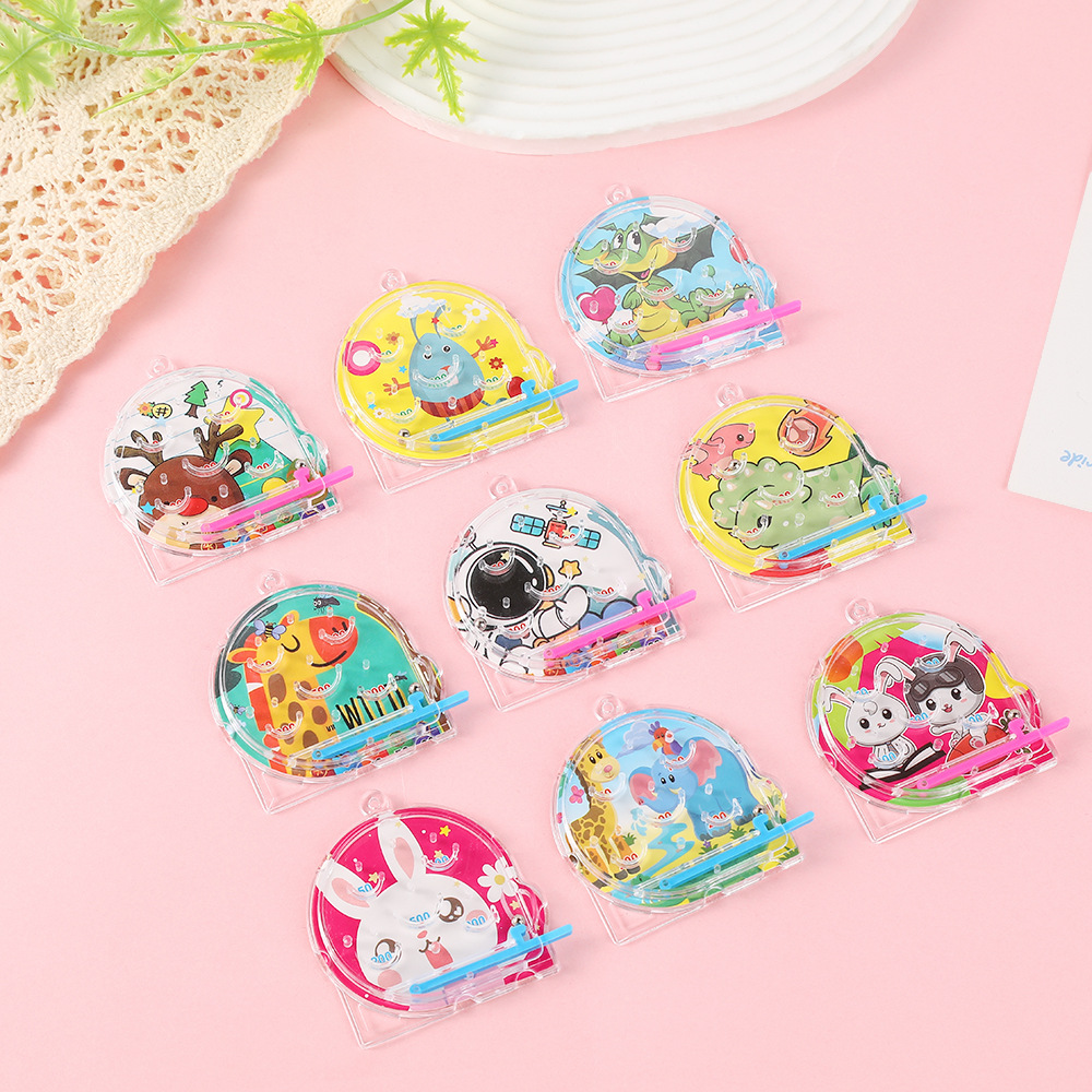 新款小号卡通弹珠板创意玩具得分机创意儿童掌上游戏机迷宫批发