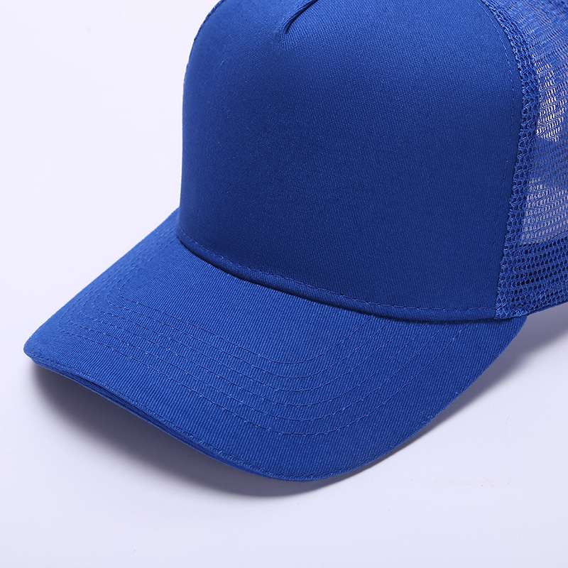 In-stock dome mesh breathable baseball caps, solid color versatile sports baseball caps, autumn and winter outdoor sun hats details Picture