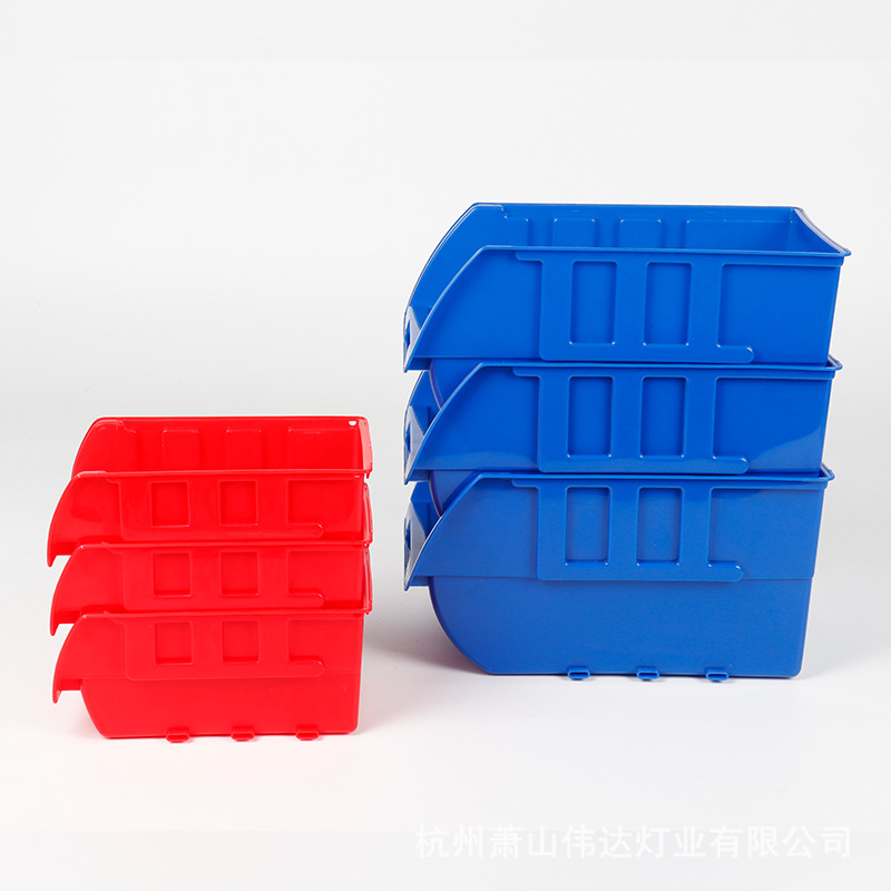 New material thickened plastic box, hardware tool box, parts, screw box, rectangular combination bevel storage box, direct supply Item Picture