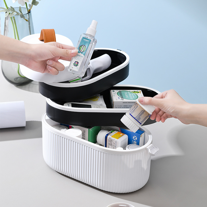 Multi-layer medicine box, household large-capacity medicine box, medicine storage box, medicine storage box, medical box, portable