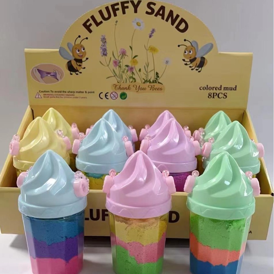 儿童太空沙玩具宝宝手提冰淇淋太空沙玩具套装完全无毒魔力太空沙