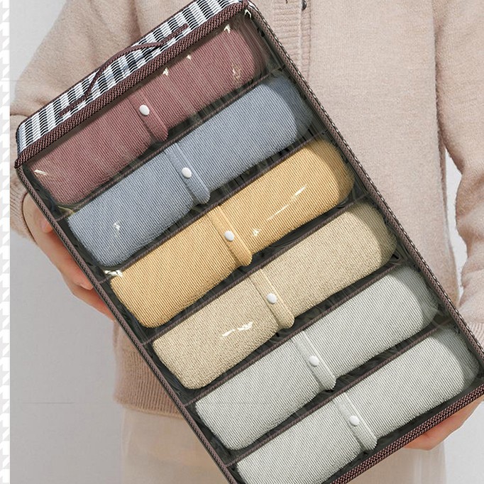 收纳盒/旋转收纳/收纳/内衣收纳盒/吧唧细节图