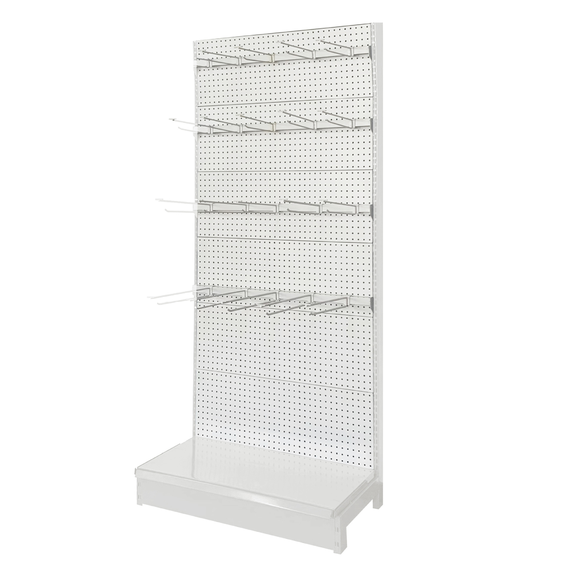 洞洞板超市货架批发挂钩展示架单面多层文具店饰品店小商品置物架详情图5