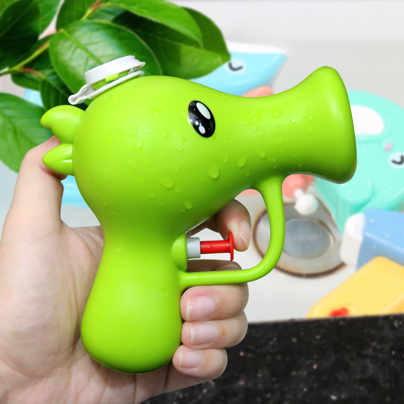 New cartoon pea mini water gun, cute and fun summer water gun toy, outdoor beach water play and water fight toy Item Picture