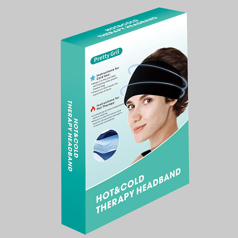 Cross-Border Best-Selling Cold And Hot Compress Headscarves, Basketball Hair Ties, Fatigue Relief Solid Gel Headscarves For Men And Women Wholesale