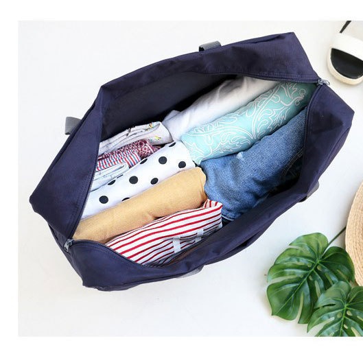 New multi-functional folding travel bag, single-shoulder hand-held luggage bag, handle, large-capacity portable travel storage bag Application Scenario