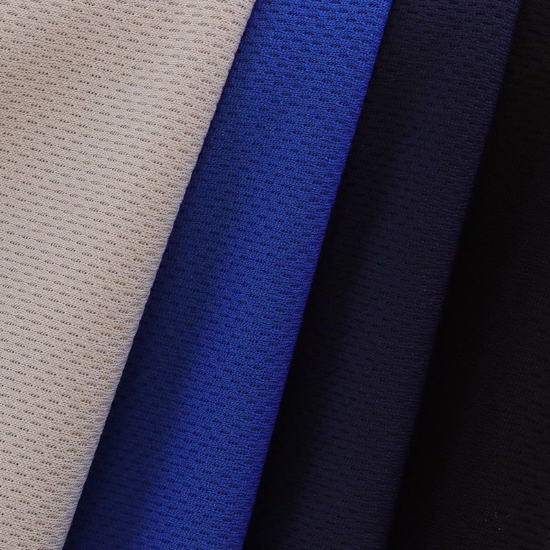 75D all-polyester grade 3 bird's eye fabric, mica mesh fabric, moisture-wicking and sweat-wicking inner lining, quick-drying sportswear fabric, T-shirt lining Specification image
