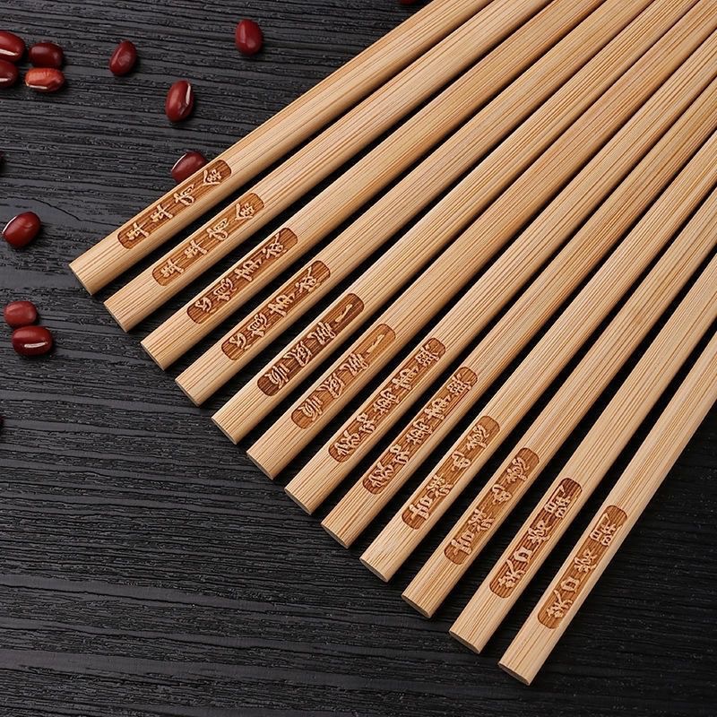 筷子儿童卡通/好管家/地摊竹筷10双吸卡装/餐具/筷子产品图