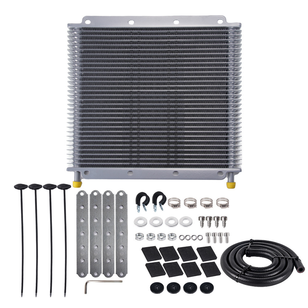 汽车变速箱油冷器铝合金散热器发动机翘片式冷却器19排25排32