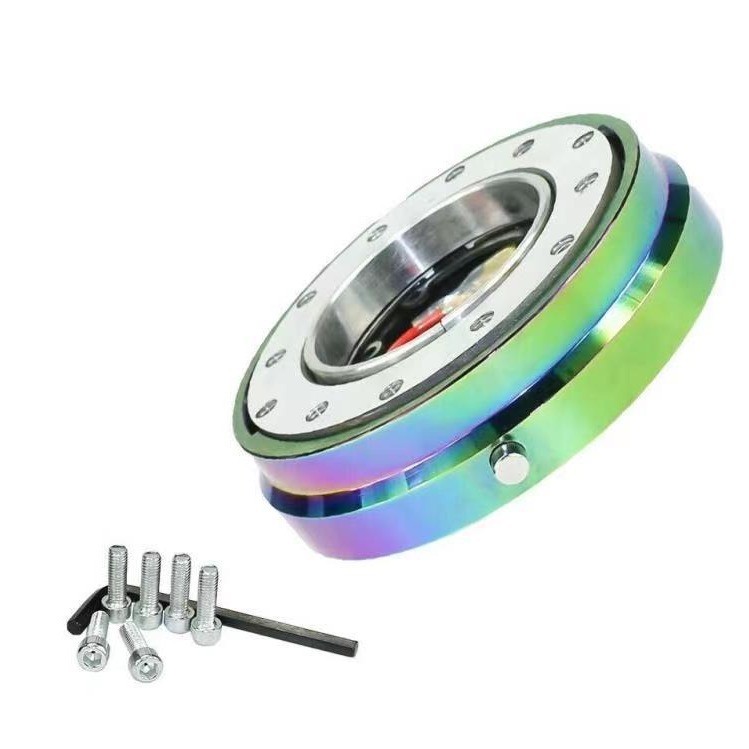 Racing car aluminum alloy steering wheel base quick-release device, thin steering wheel quick-release device connection adapter Item Picture
