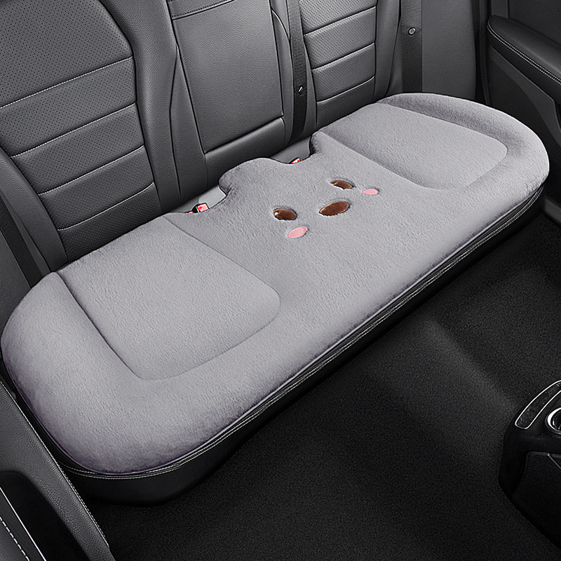 汽车坐垫冬季短毛绒卡通网红车载垫秋冬坐垫工厂直销抖音天猫代发                              