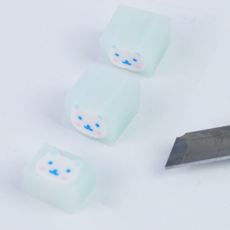 Yalong Cross-border best-selling Pvc material rubber Type 4 animal erasers, back-to-school children's stationery erasers Application Scenario