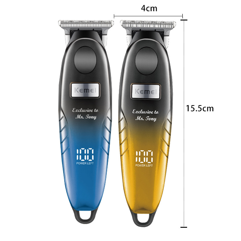 Fábrica personalizada kome pusher cutter km-1742casa con cabeza de aceite pusher grabado pantalla digital profesional pusher eléctrico Item Picture