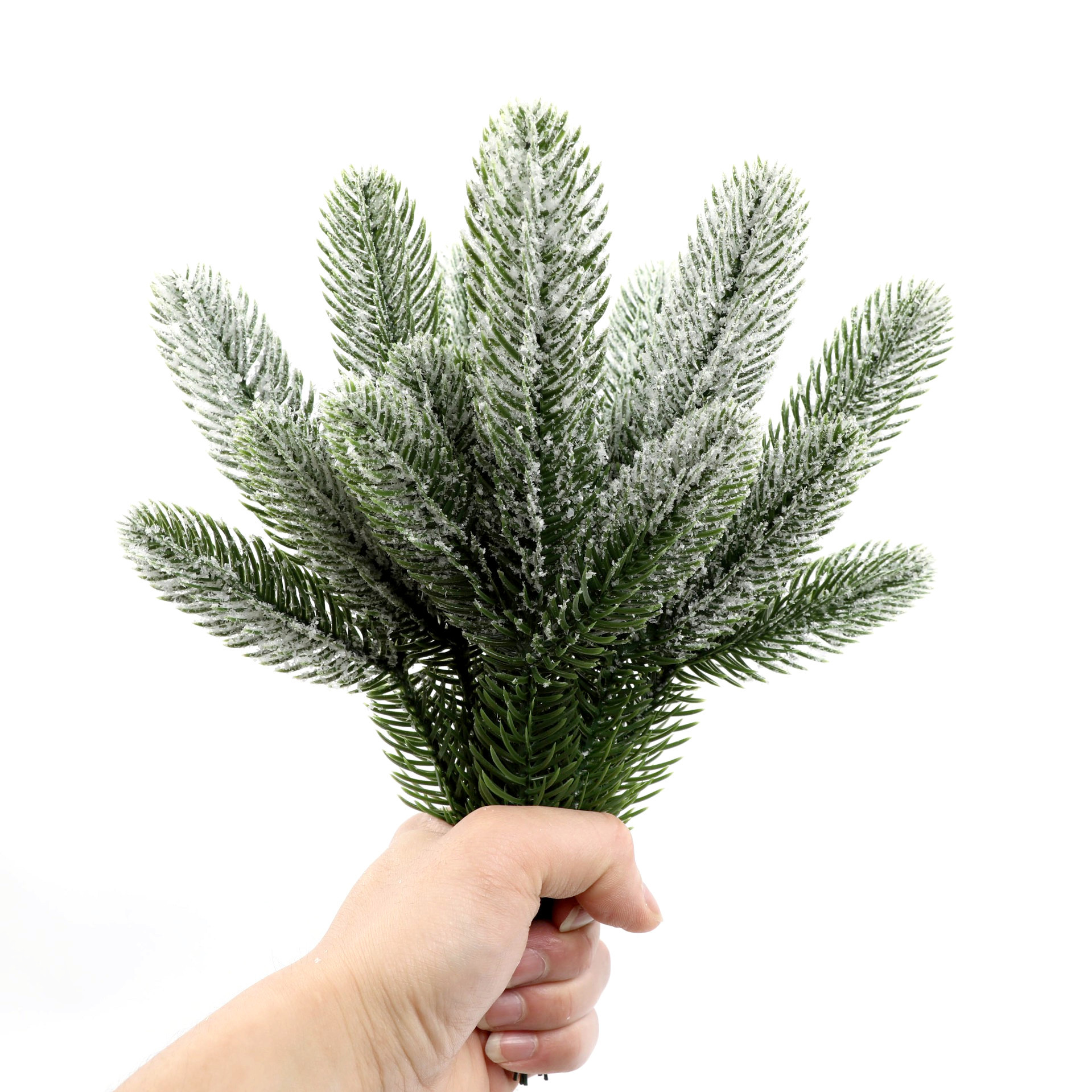 仿真绿植松针圣诞树塑料万圣节花环配件家居户外装饰拍摄摆件批发