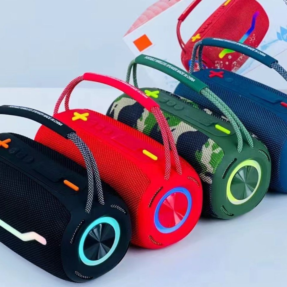 The new portable high-power Bluetooth speaker, RGB marquee, waterproof card-inserting subwoofer BOOMBOX520 details Picture