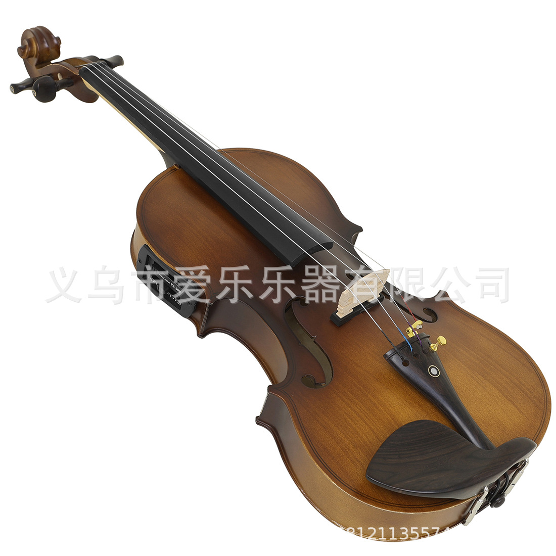 Beginner violin practice kit with bow, rosin tuner details Picture