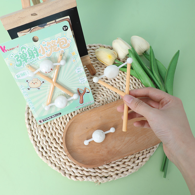 Ejection Xiaolongbao hand-eye coordination interactive toys, student reward small toys, educational interactive party small gifts Application Scenario