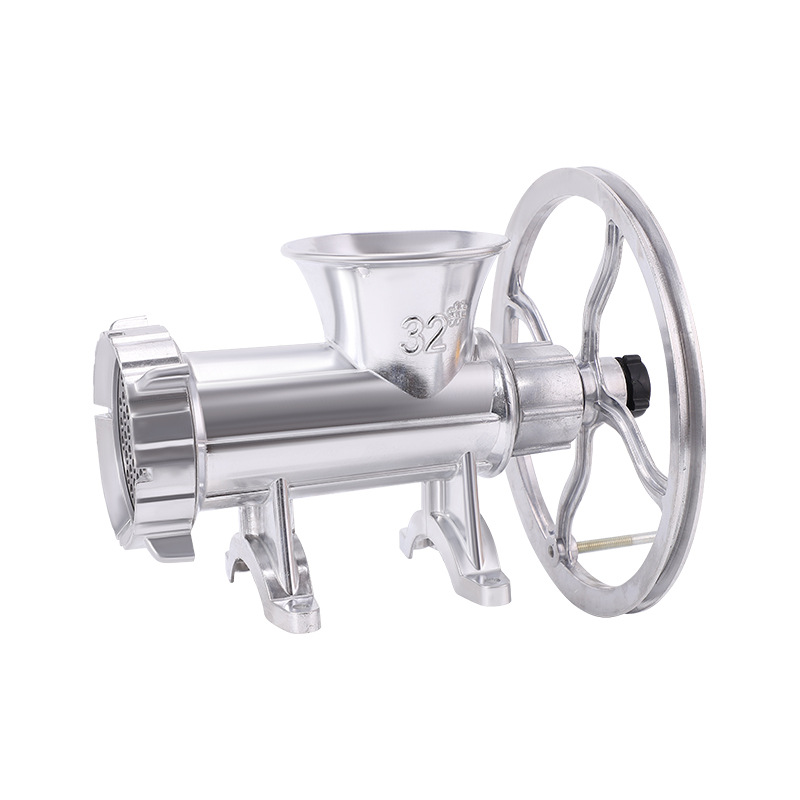 Multi-functional meat mincing and sausage stuffing machine, household hand-cranking small aluminum alloy sausage stuffing machine, sausage grinder, meat grinder Item Picture