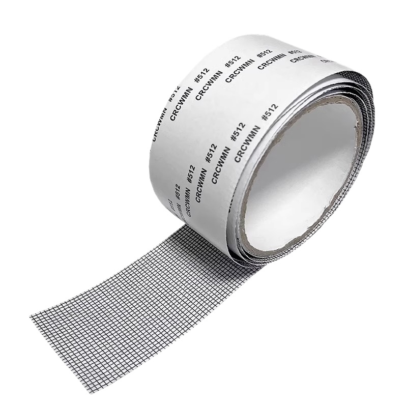New type of window screen mesh repair subsidy tape, big patch home Velcro, self-adhesive mosquito window screen magic tool, hole patching, 4.8cm*200cm, one roll Item Picture
